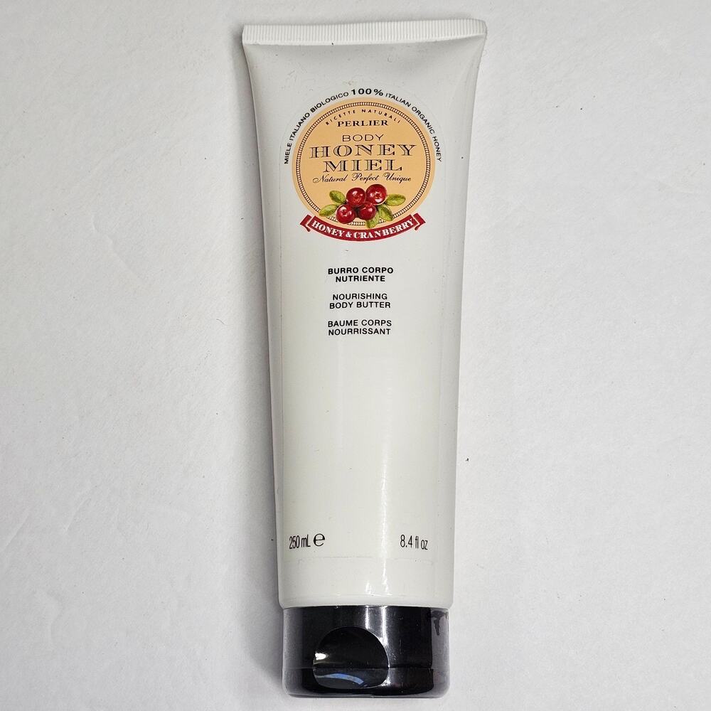 Perlier Honey Miel Honey and Cranberry Nourishing Body Butter Italy 8.4 oz NEW